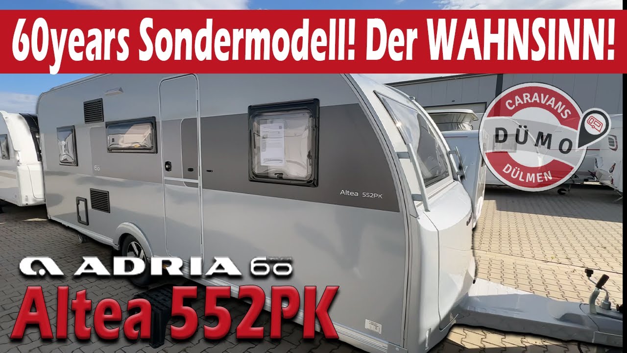 So feiert ADRIA 60 Jahre mit dem neuen ALTEA 552PK! | Dümo Reisemobile
