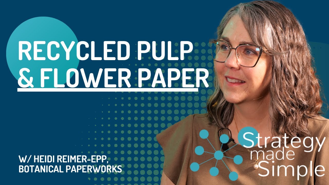 Recycled Pulp and Flower Paper: Heidi Reimer-Epp & Botanical Paperworks
