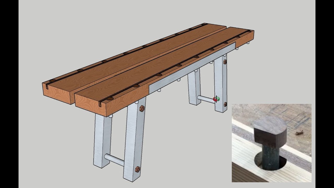 Workbench 1 - Plans, Magnet Dogs, tools, build details