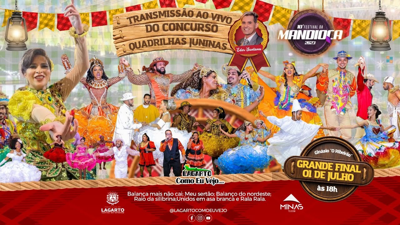 GRANDE FINAL do Concurso de Quadrilhas Juninas de Lagarto