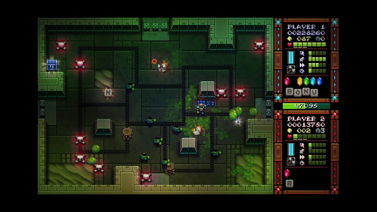 [Iron Fisticle] 親子でアーケードなレトロドット風ゲームをやってみる [PC]