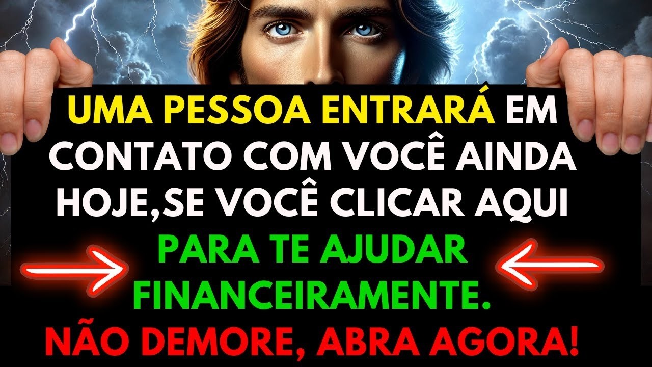 DEUS MANDOU AVISAR QUE SE VOCÊ CLICAR NESTE VÍDEO UMA PESSOA TE AJUDARÁ!