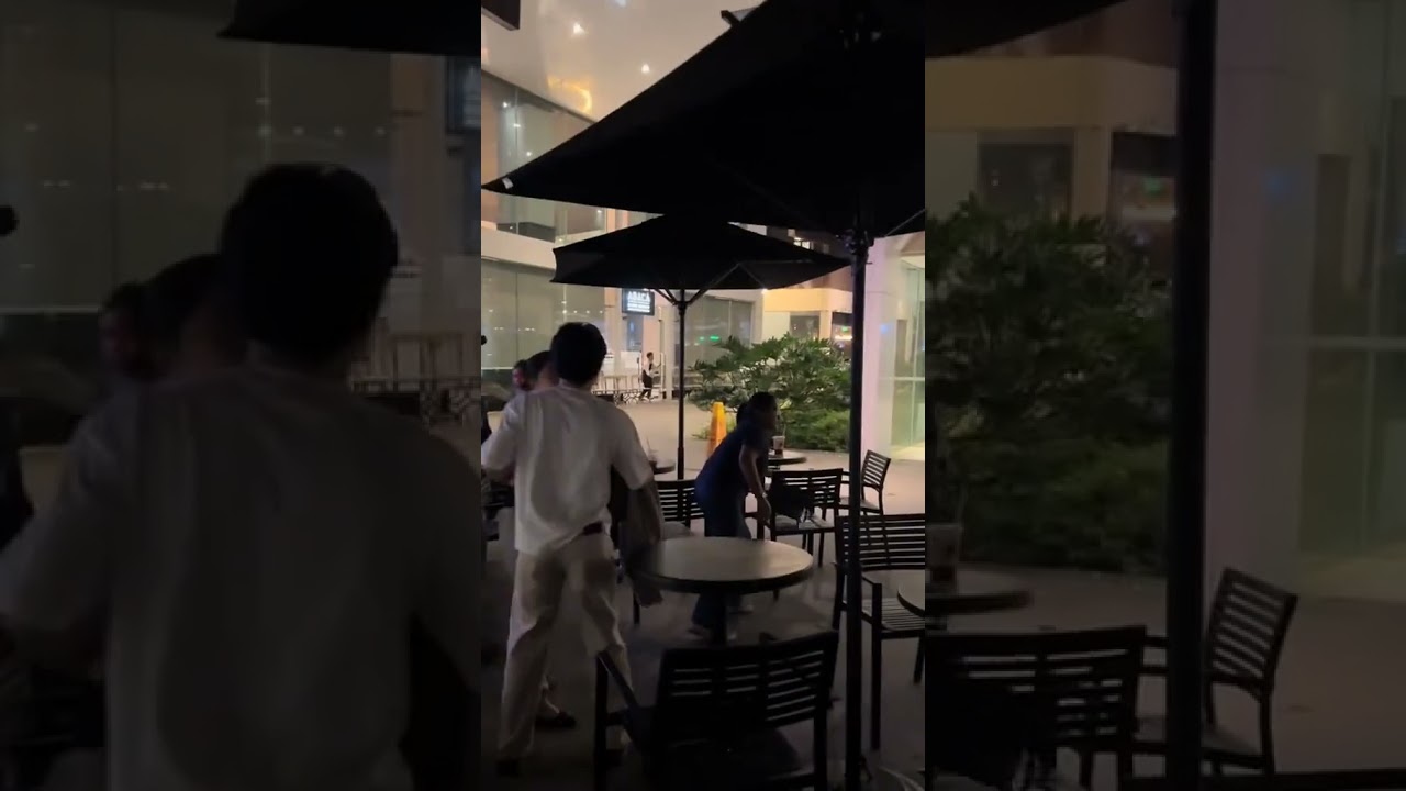The moment a 6.7 Magnitude shook Ayala Mall in Cebu City!