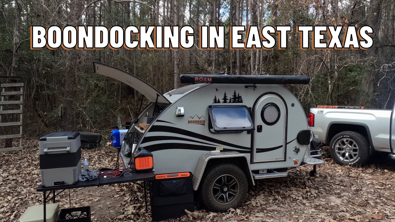 Teardrop camper Boondocking, Cooking on the fire