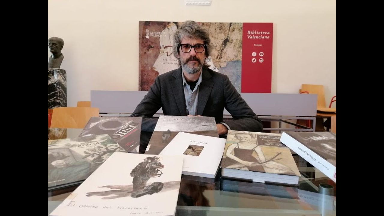 Pablo Auladell en la Biblioteca Valenciana