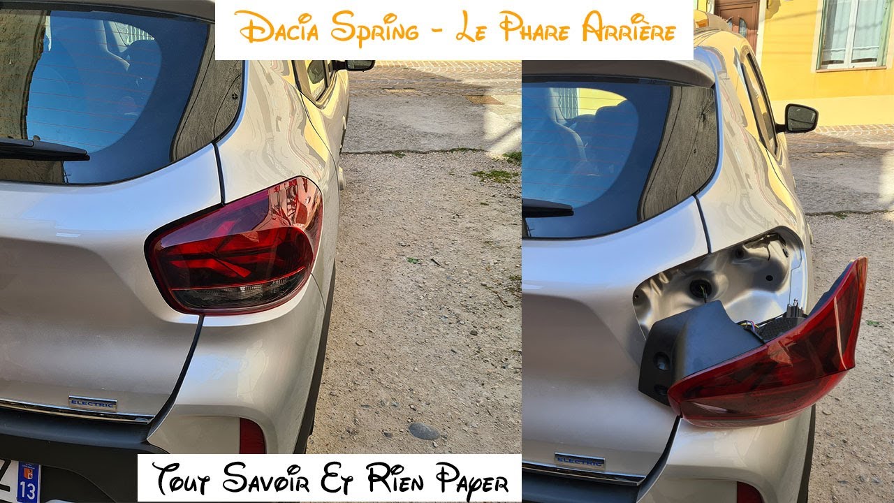Dacia Spring - Le Phare Arrière