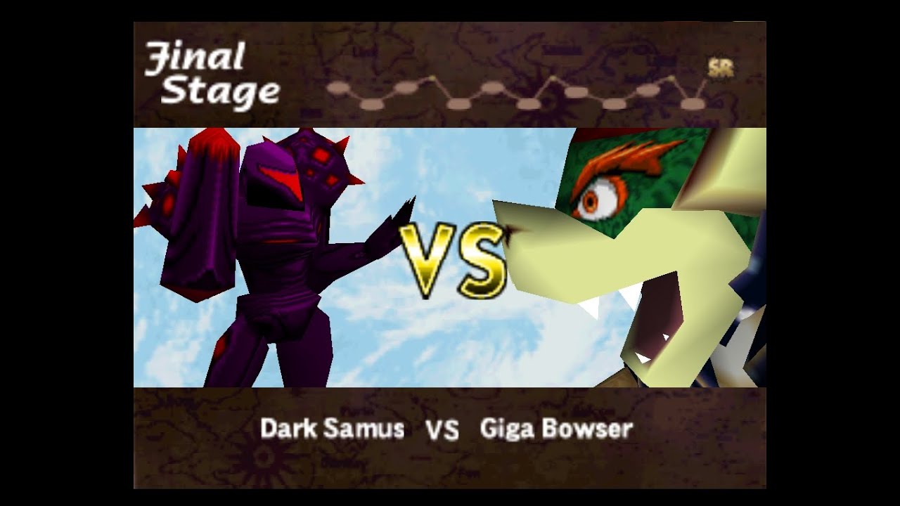 (Old WR) Smash Remix - Remix 1P Mode Dark Samus - 9:22.71 (N64 Capture)
