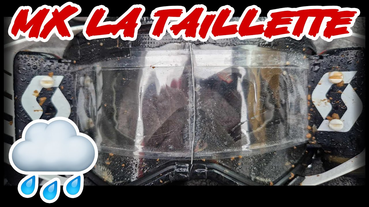 Motocross la Taillette sous la pluie