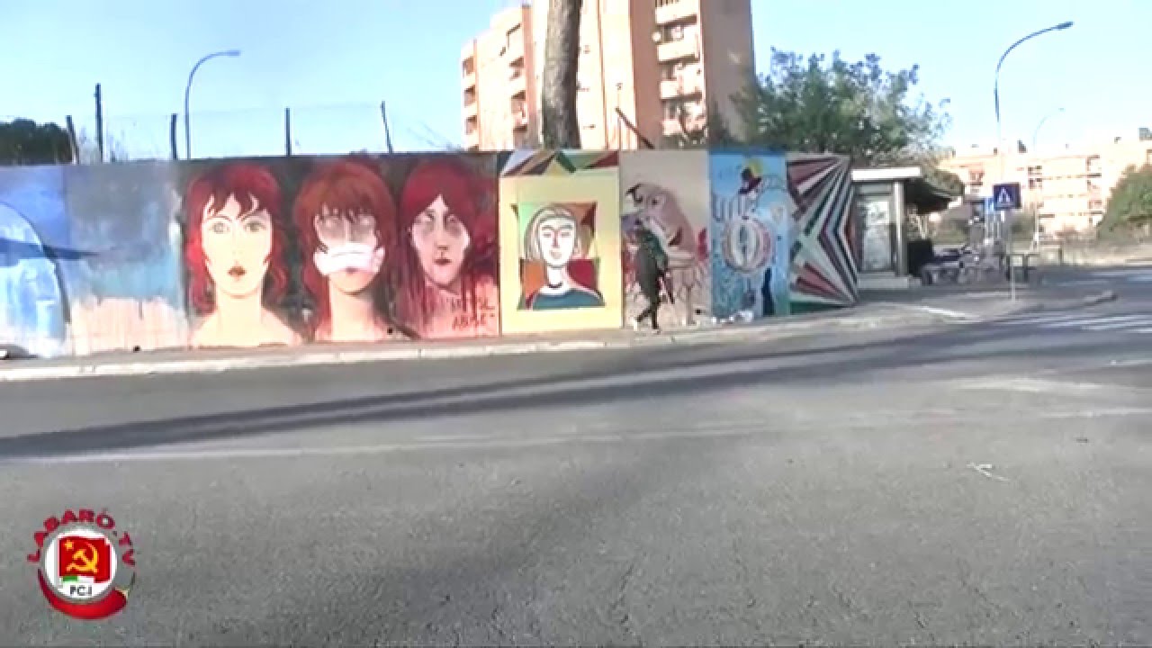Labaro Cambia pelle. Largo Nimis si colora e vive