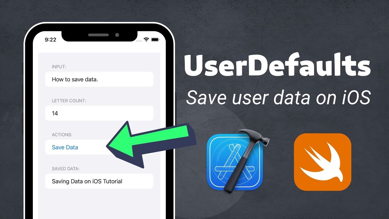 How to Save App Data with UserDefaults in Xcode (SwiftUI / iOS)
