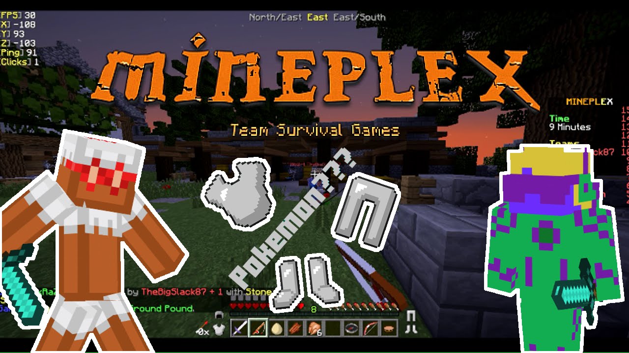[ Mineplex ] POKEMON IN SURVIVAL GAMES?