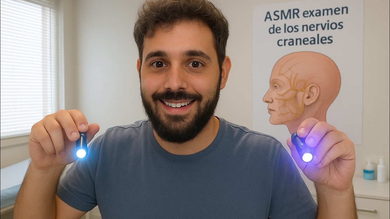 💆🏻‍♀️👨🏽‍⚕️ASMR Roleplay: Revisión Completa de los Nervios Craneales para Relajarte💆🏻👨🏽‍⚕️