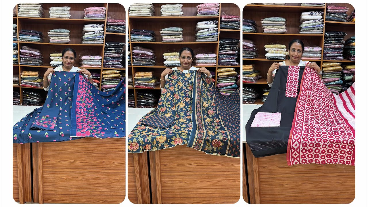 !!Offer sale !! Churidar materials collections WhatsApp to order 9074244276
