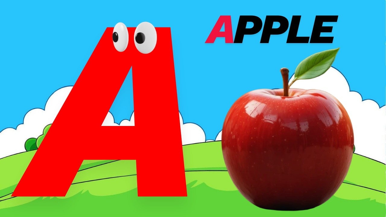 एबीसीडी | ABCD | Kids Rhymes | A For APPLE | B For BALL | Albhabets #aforapple