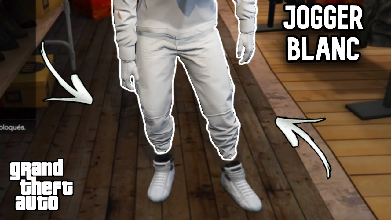 ✔AVOIR LE JOGGER BLANC EN SOLO✔ GTA 5 ONLINE !