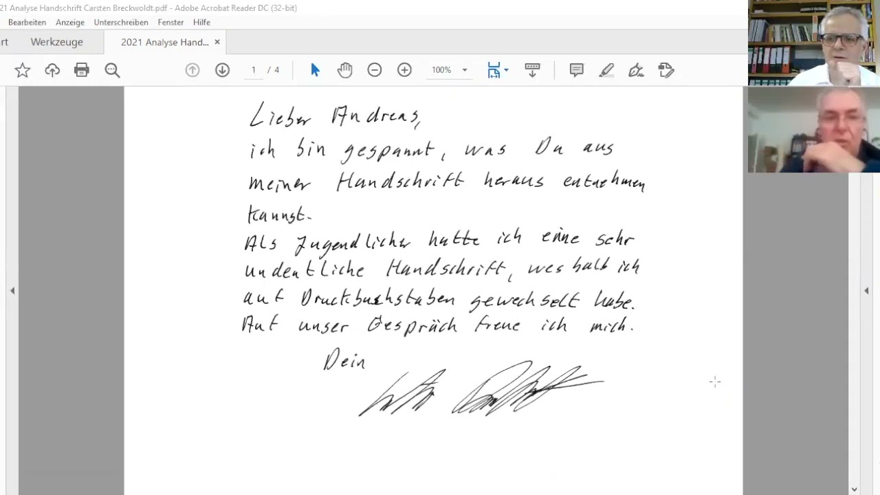 Graphologie Teil III von 3  Analyse Handschrift. Was Handschrift zeigt? Andreas Wolf v. Guggenberger