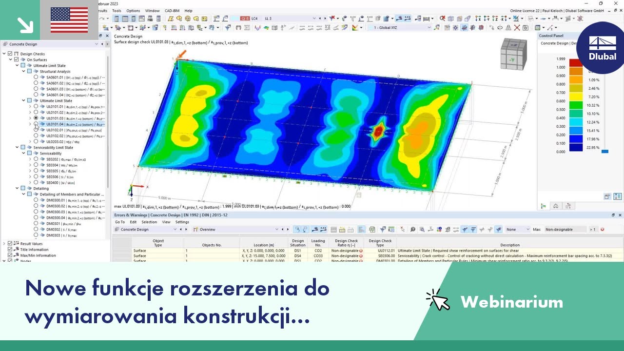 [EN] Nowe funkcje rozszerzenia do wymiarowania konstrukcji betonowych dla RFEM 6 i RSTAB 9
