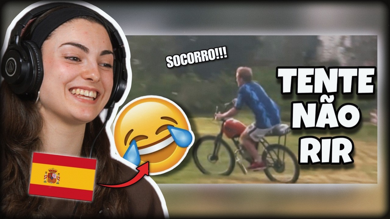 GRINGOS REAGEM A TENTE NÃO RIR!