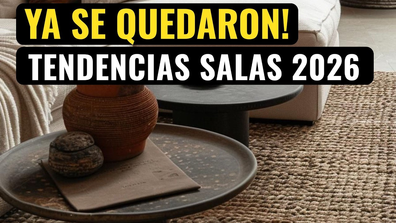 ✅TENDENCIAS 2026 en SALAS MODERNAS que llegaron para quedarse ✨ Diseño de Interiores