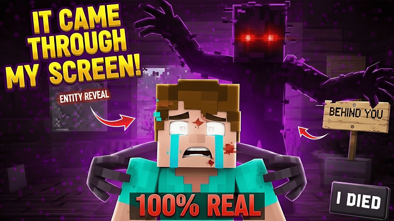 Я был один в Minecraft… И тут произошло вот 3 вещи (ужасы от первого лица)