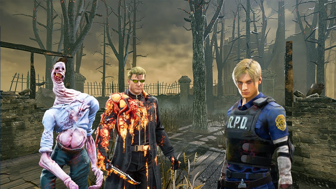 Survivor vs Wesker & Unknown Gameplay | Dead by Daylight (No Commentary)