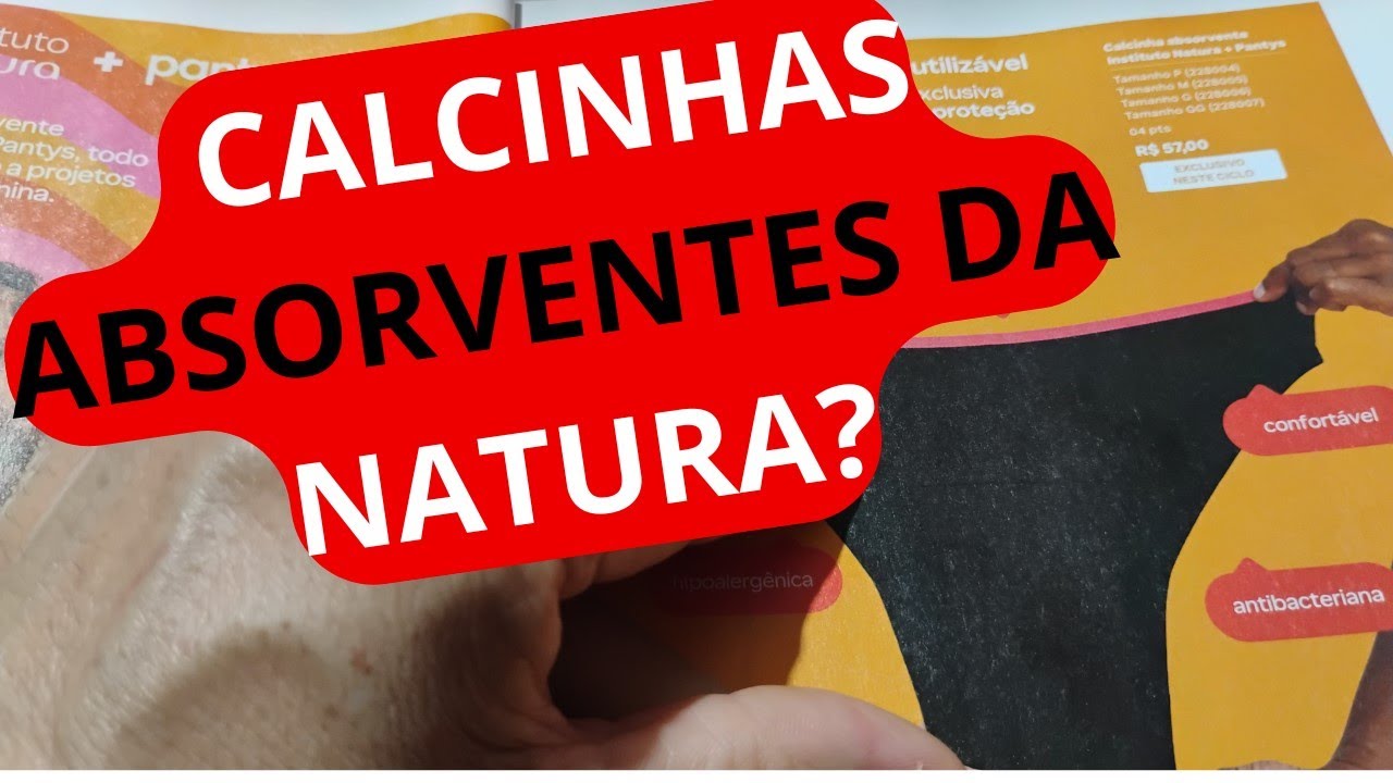 Calcinha menstrual da Natura? Entenda a parceria com a Pantys