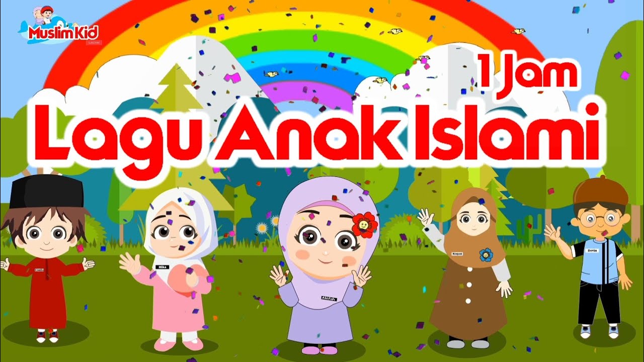 Lagu Anak Islami - Sholawat Badar, Allahul Kaafi, rukun iman, Bismillah, 5 rukun islam dan lainya