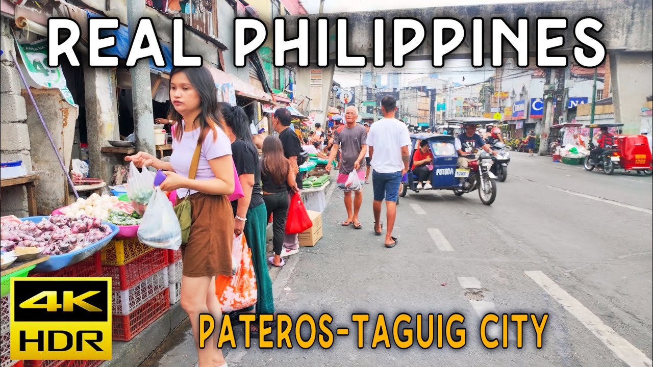 You Won’t Believe This Walk from Pateros to Taguig City! Philippines 4K HDR
