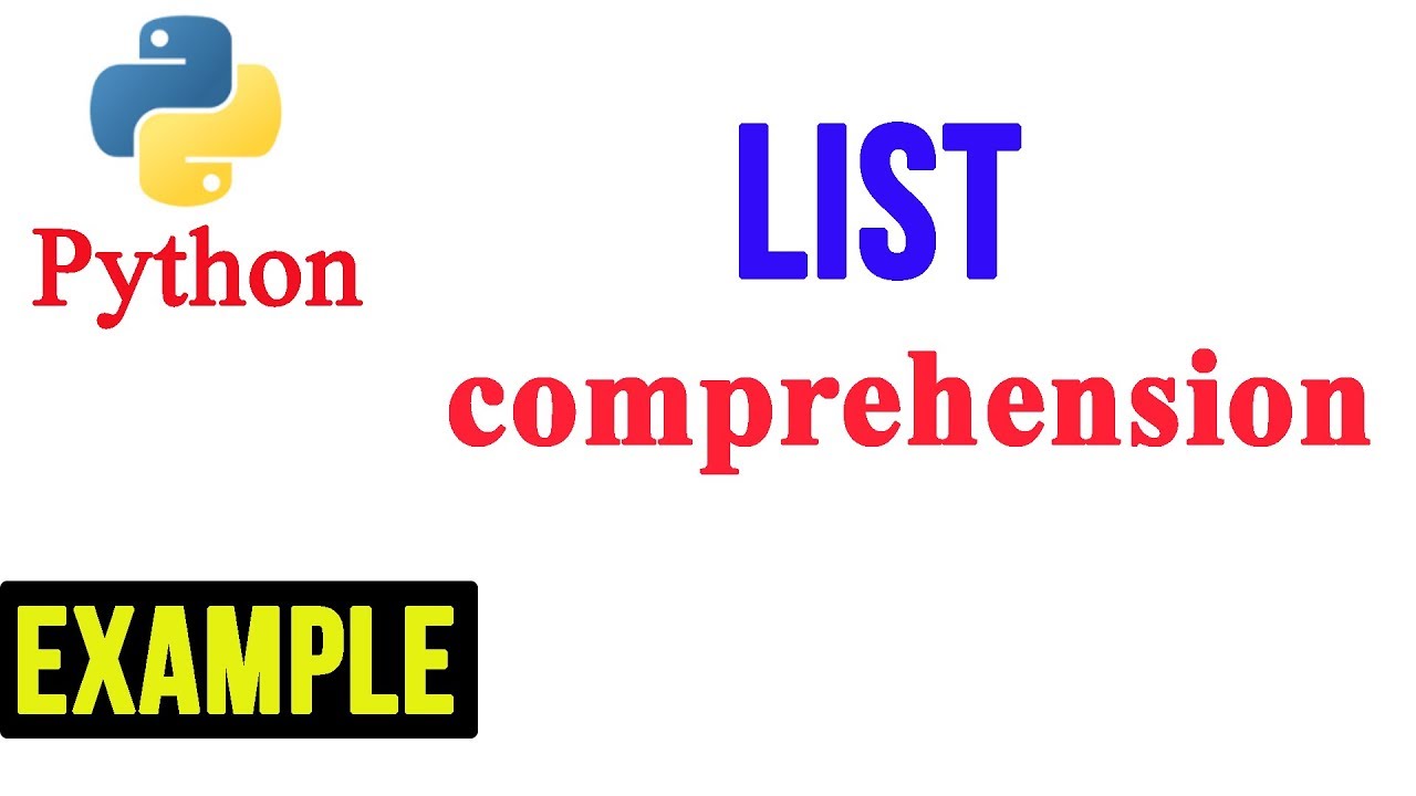 List Comprehension in Python Programming | Example