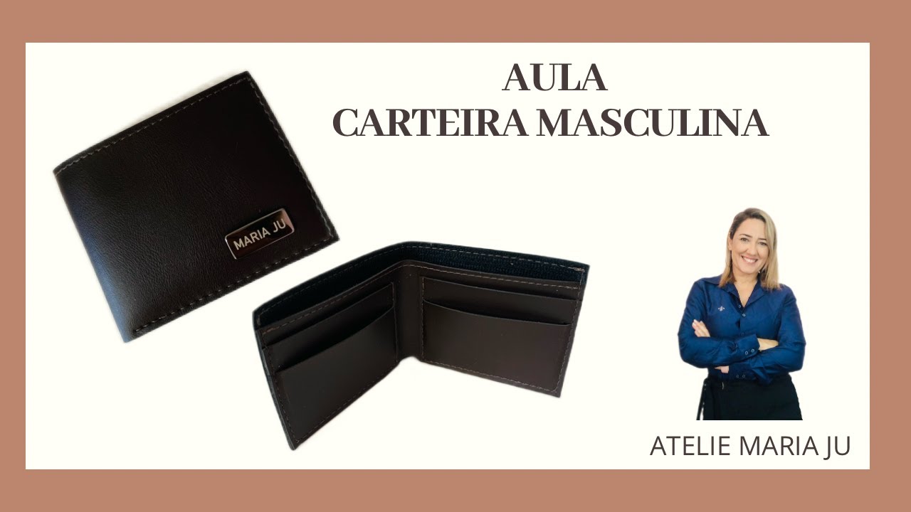 Aprenda a fazer uma Carteira Masculina - Pra vender muito!