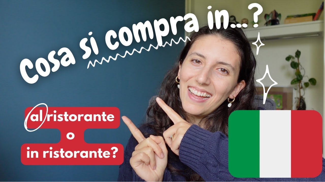 Italian listening practice - prepositions and si impersonale #simpleitalian #comprehensibleinput