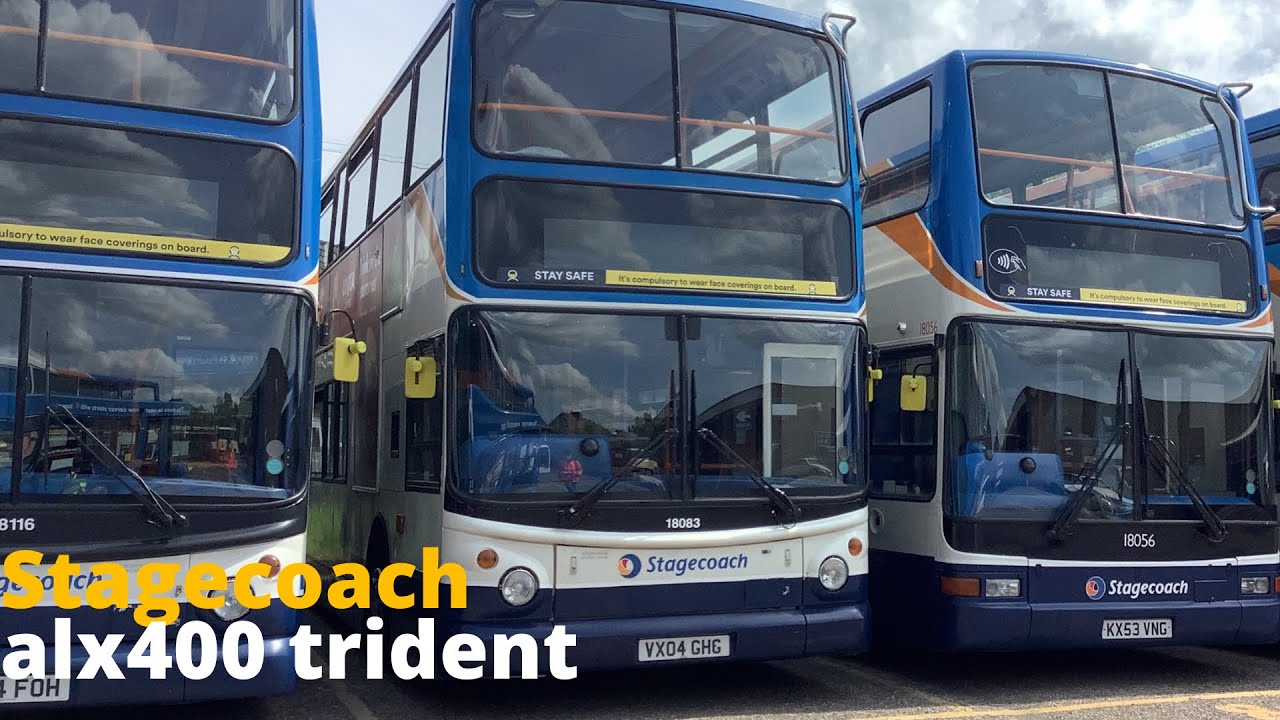 Stagecoach in fife alx400 trident 18083 (VX04 GHG) service:33