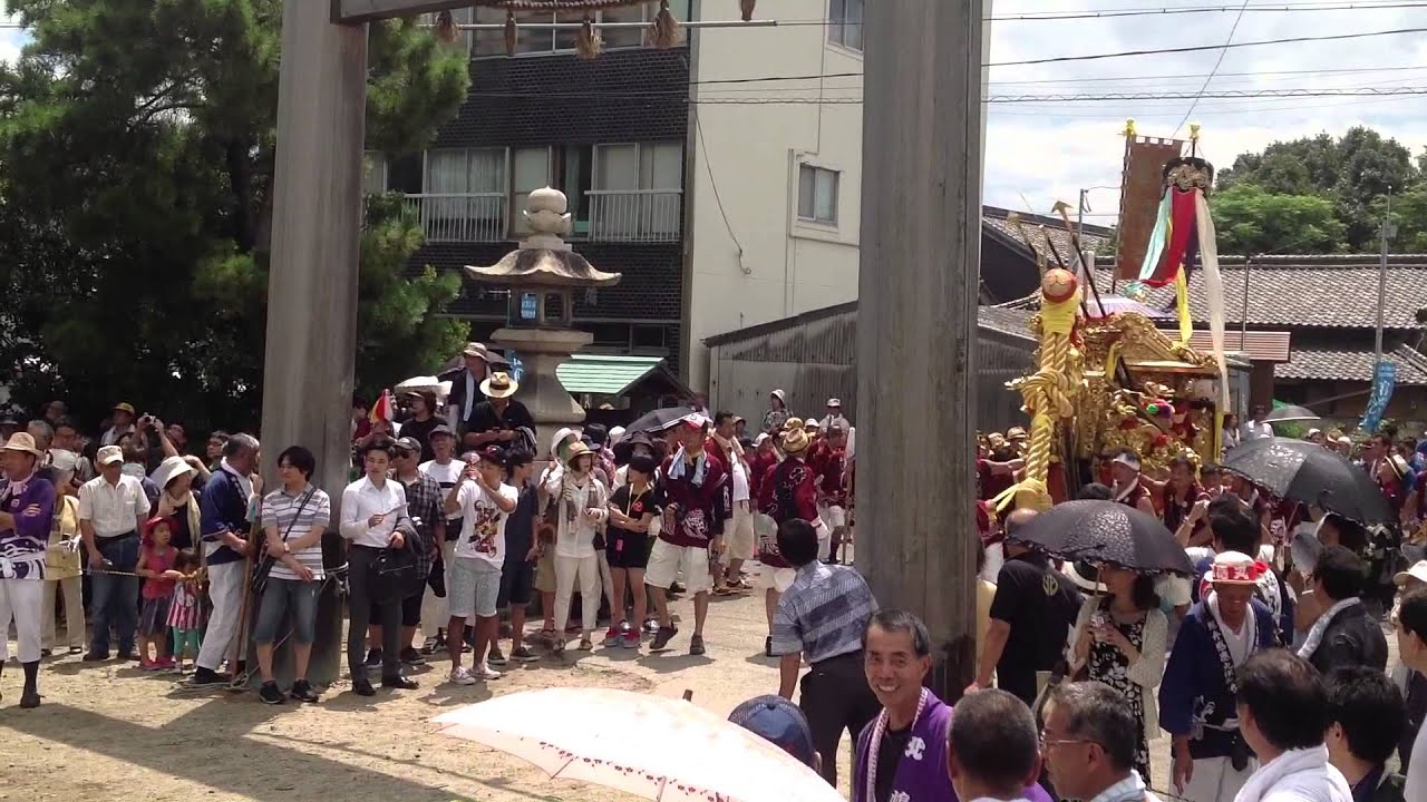 平成26年 富田の鯨船　感應丸、神社丸、神徳丸、権現丸、鳥出神社での展示