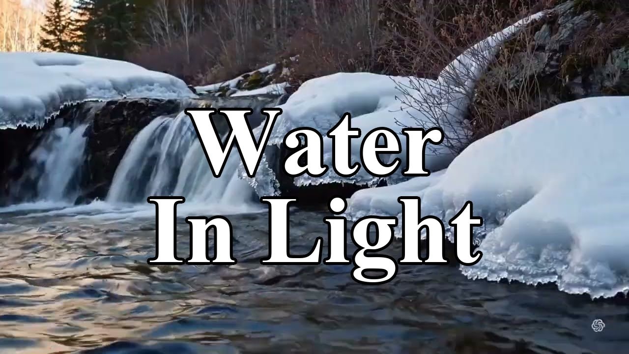 Golden Hour Waterfall - Winter Cinematic Ambience - Quiet Night (Long Mix)
