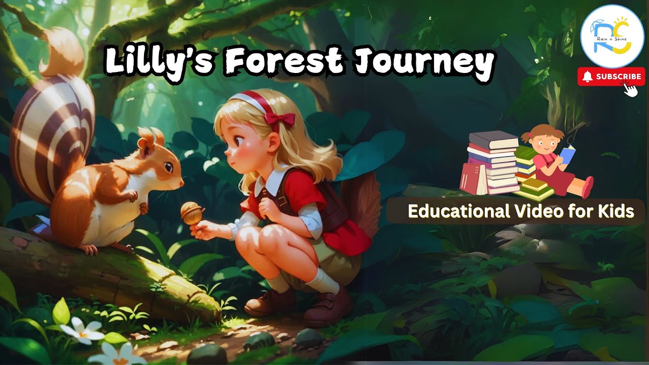 Lilly's Forest Journey | Kids Story | Educational Video for Kids | Rain n Shine Kids
