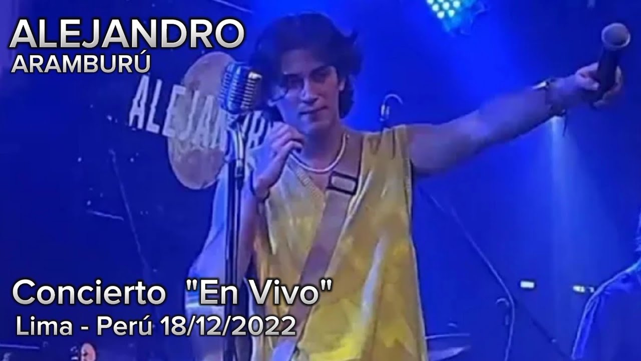 ALEJANDRO ARAMBURÚ Concierto en vivo. Estación Barranco LIMA Perú. Hijo del extenista ALEJO ARAMBURÚ