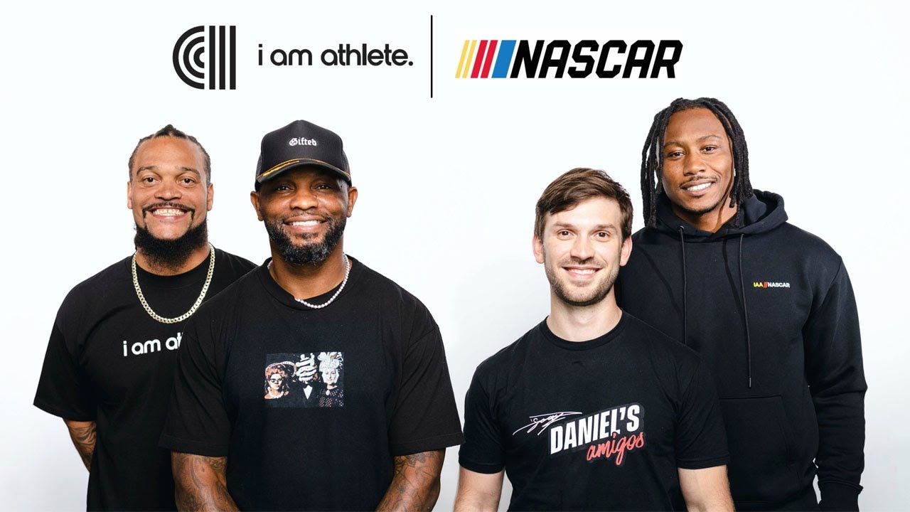 DANIEL SUAREZ: I CAN BEAT YOU WITH ONE HAND | I AM ATHLETE NASCAR With BRANDON MARSHALL and MORE