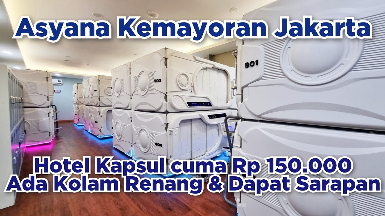 Asyana Kemayoran Jakarta - Hotel Kapsul Murah dekat Stasiun Pasar Senen & Ada Kolam Renangnya