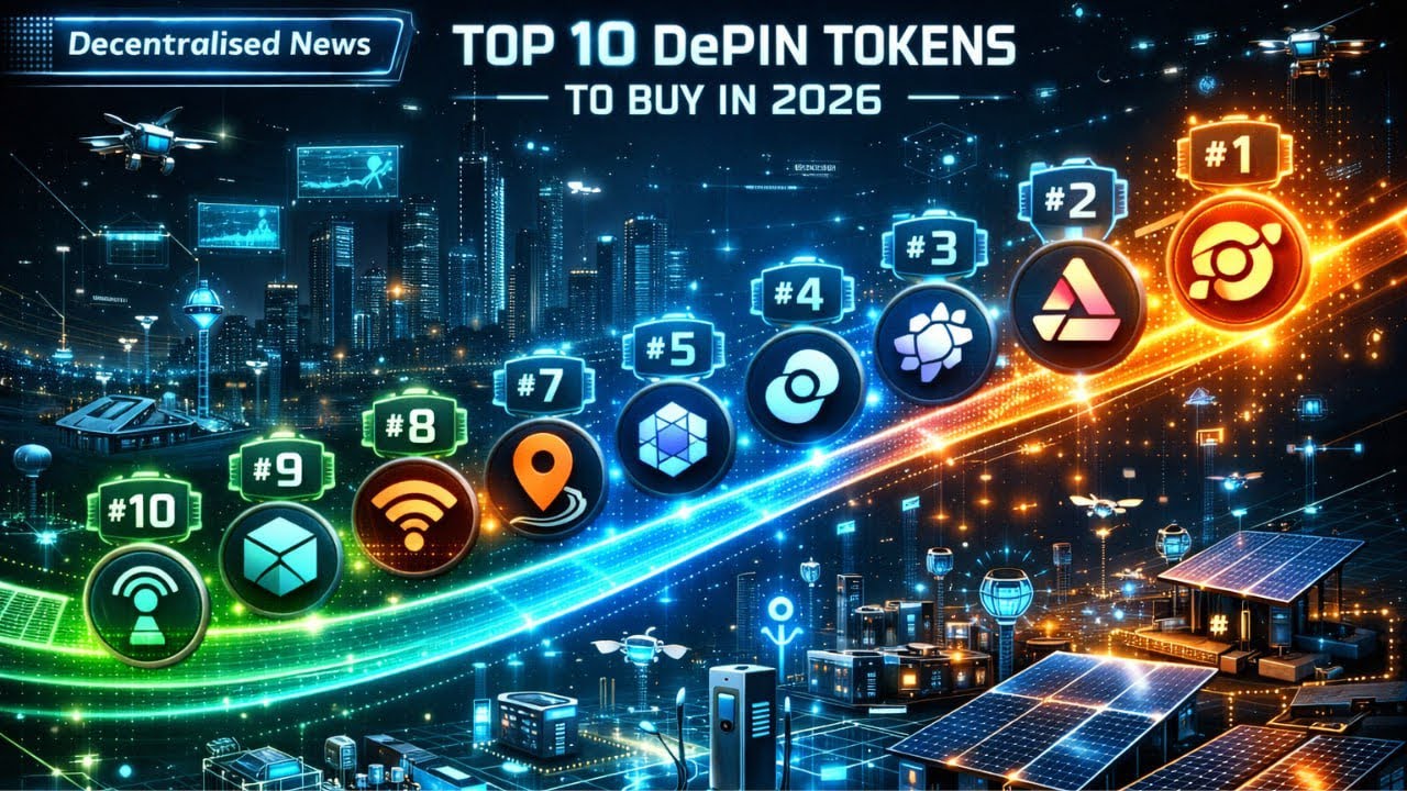 Top 10 DePIN Tokens to Buy in 2026: Decentralized Physical Infrastructure Networks Explained