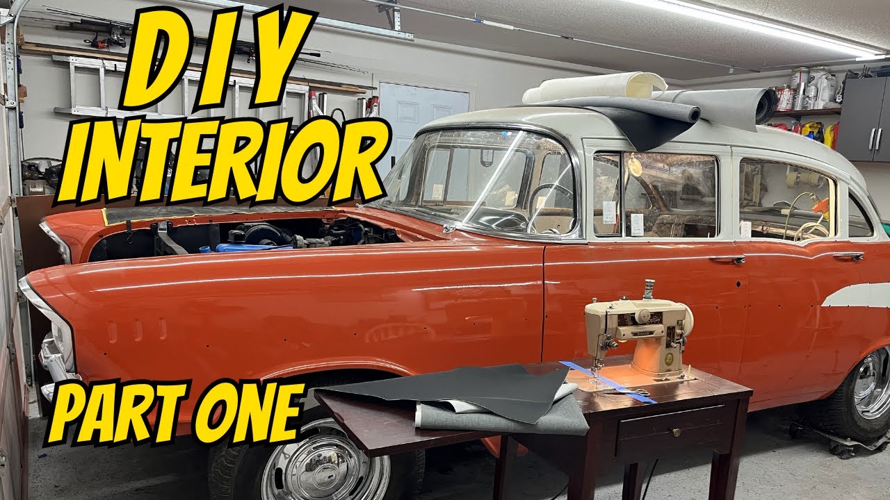Classic Car DIY Interior Part One 1957 Chevy Budget Build. EP. 16