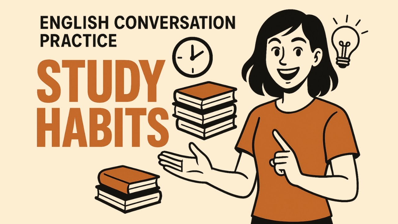 How to Talk About Your Study Habits in English | English Conversation Practice | English Podcast