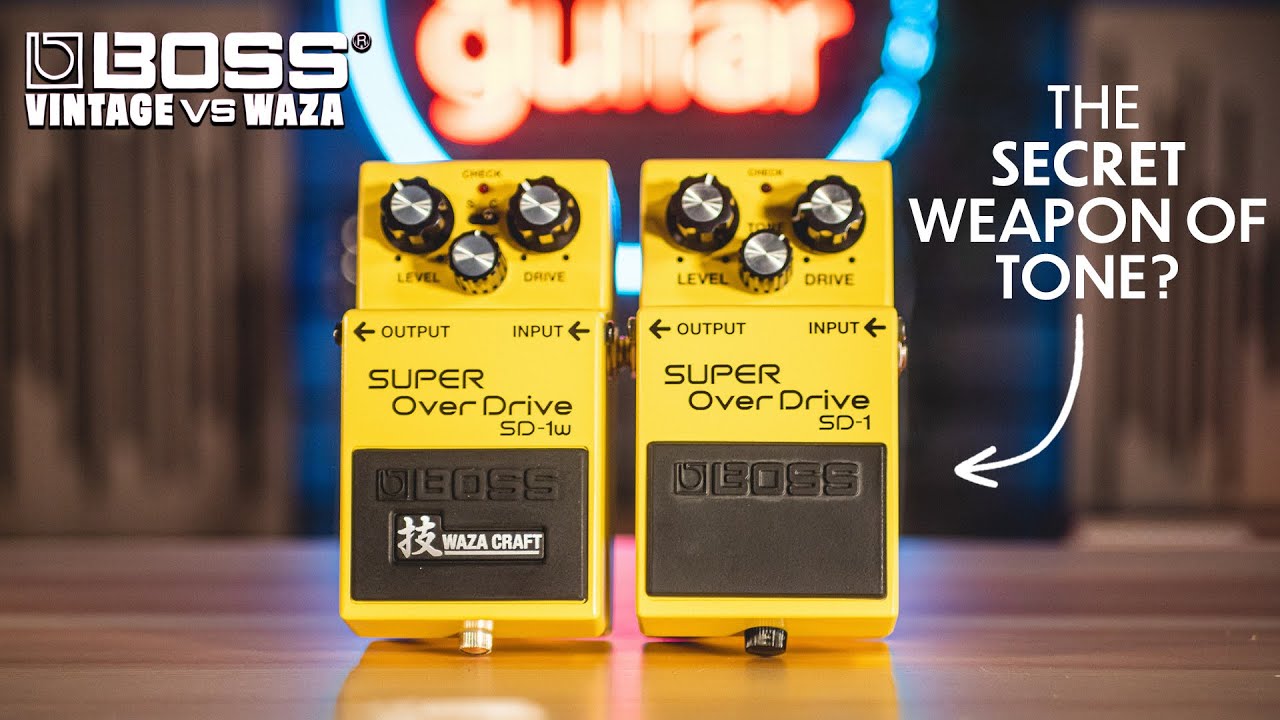 Винтаж против современности: сравнение педалей Boss SD-1 Super OverDrive и Boss SD-1w