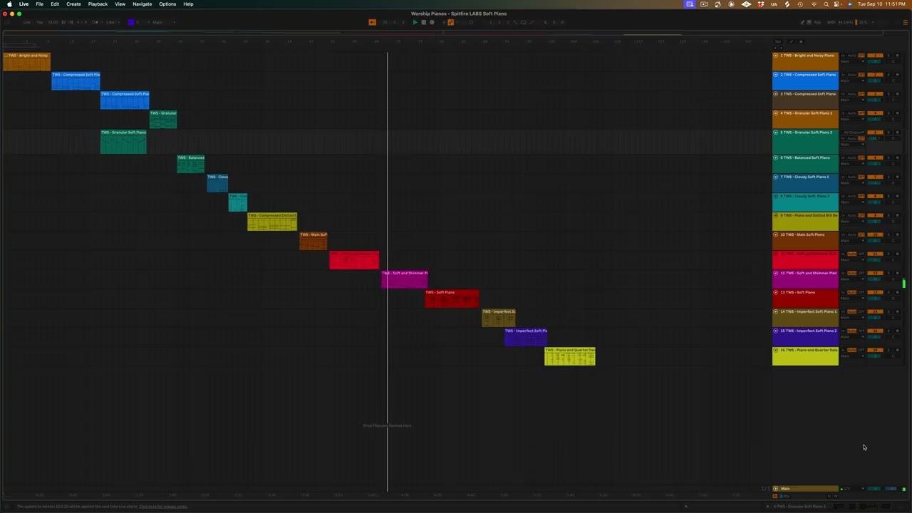 Worship Pianos - Spitfire LABS Soft Piano for Ableton Live
