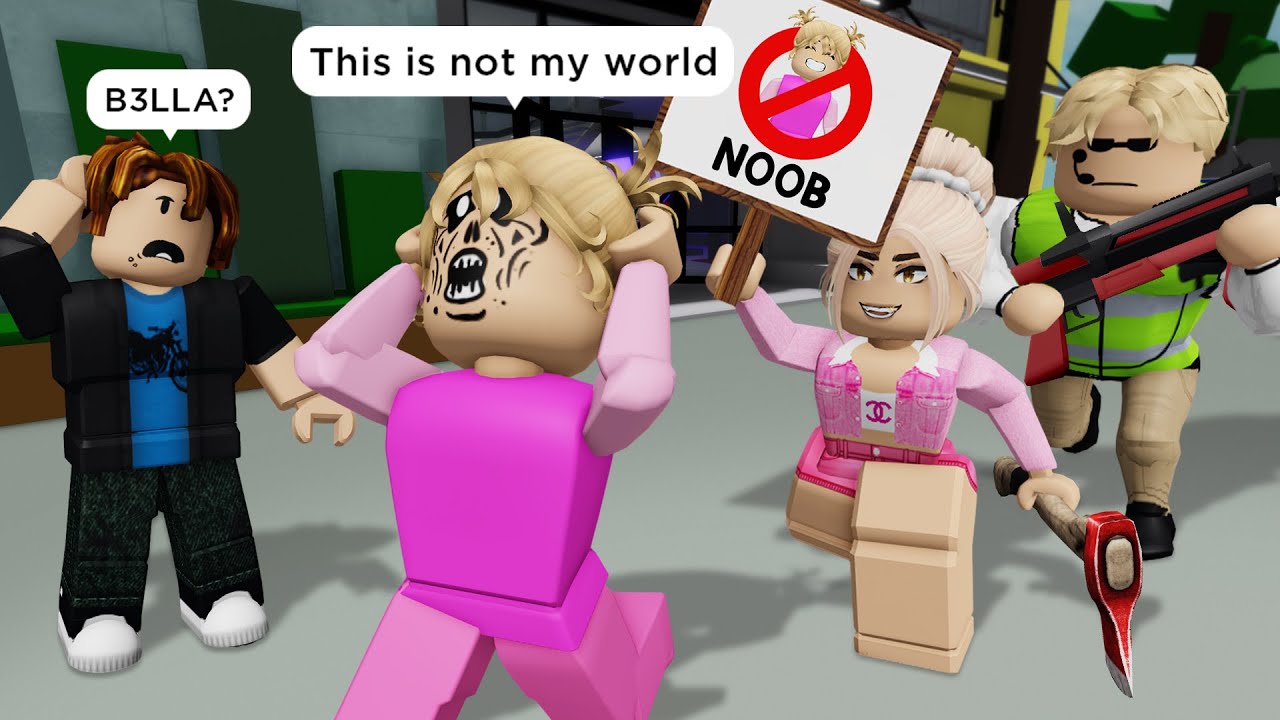 NOOBS 1: B3LLA GOT LOST 😬 Roblox Brookhaven 🏡 RP - Funny Moments