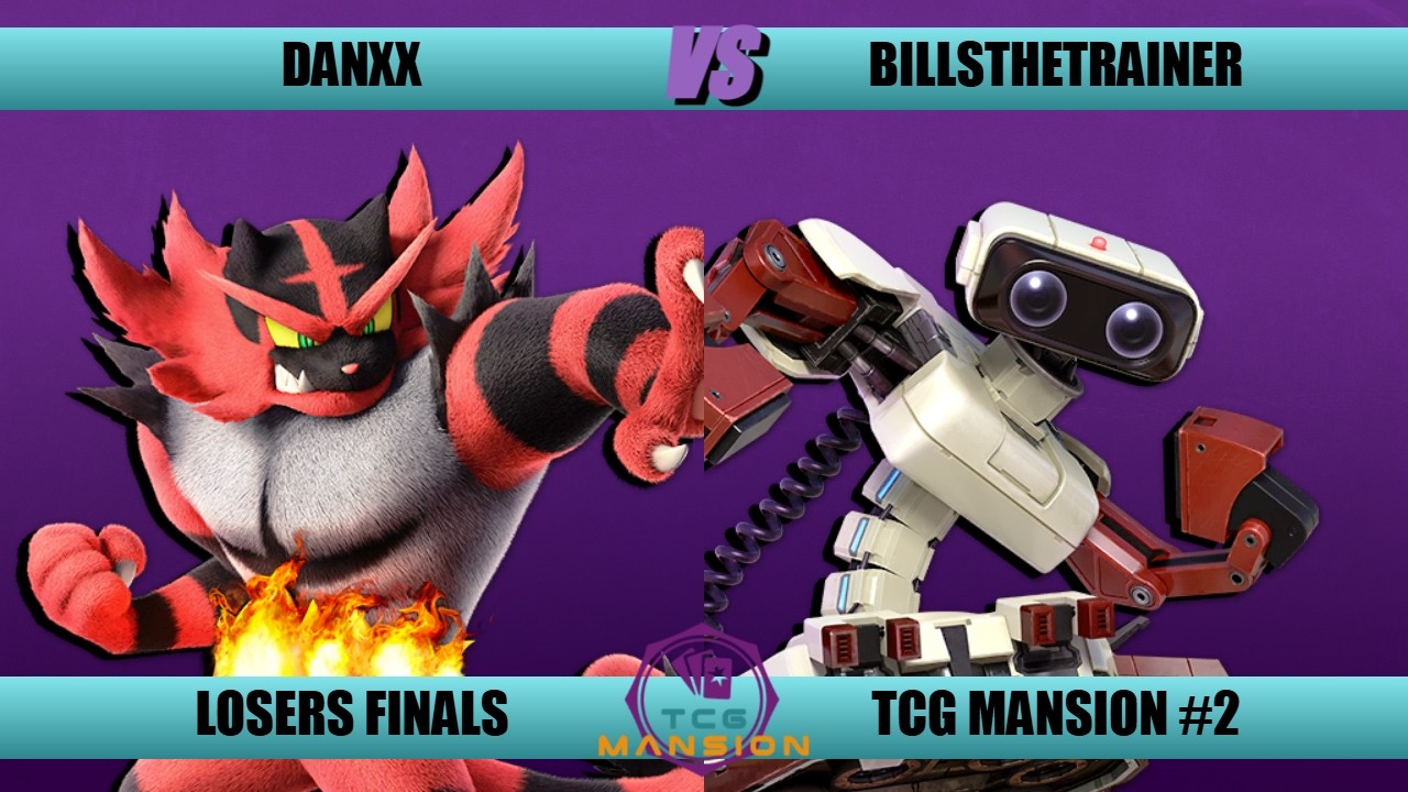 TCG MANSION #2 - Losers Finals - Danxx (Incineroar) vs Billsthetrainer (R.O.B.)