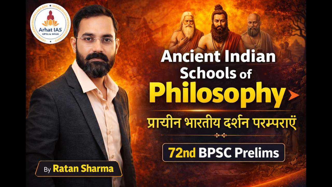 Ancient History: Schools of Philosophy #upscprelims #bpscprelims #prelims2026 #72ndbpscprelims