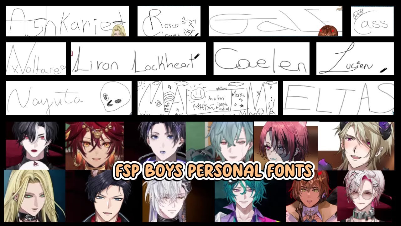 The FSP Bois Handwriting Somehow Represent Their Personality so Much