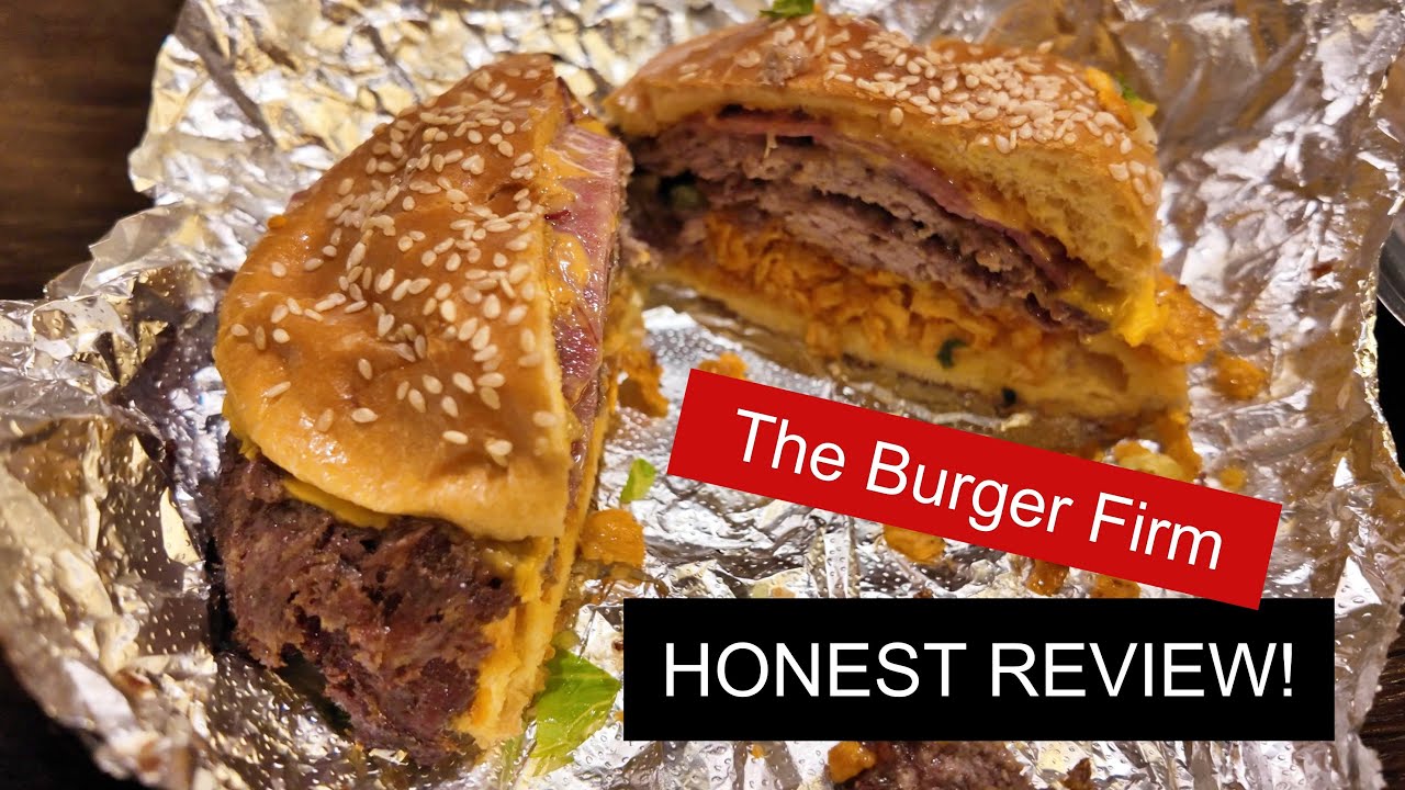 I tried This VIRAL Smash Burger...WHAT IS THIS!? The Burger Firm reviewed