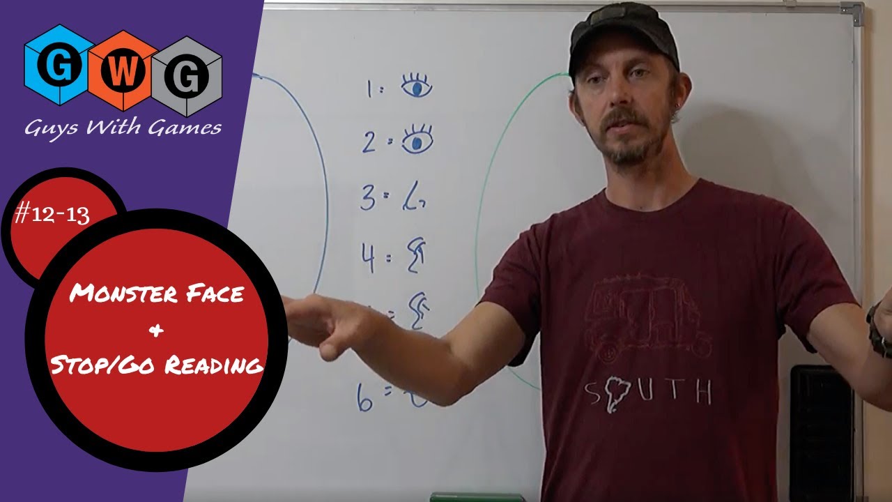 ESL games (GWG) #12 & 13 Monster Faces and Stop Go Reading