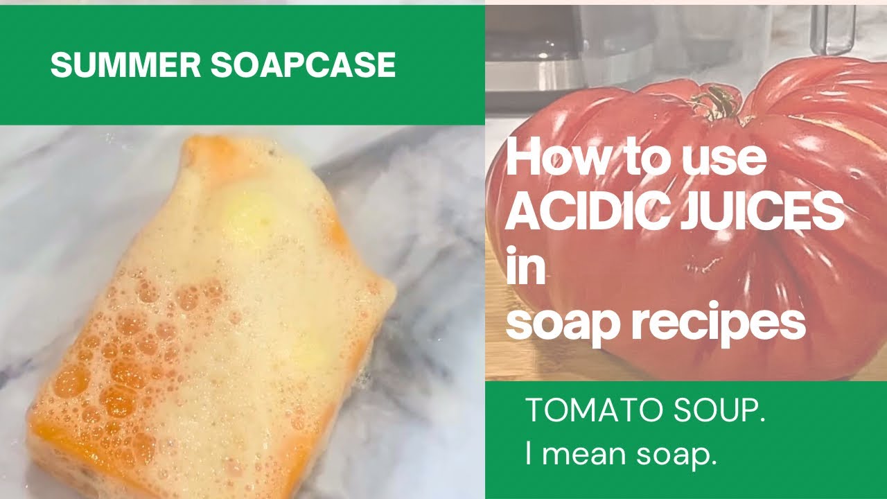 Making and Testing Fresh Pressed Tomato Soap